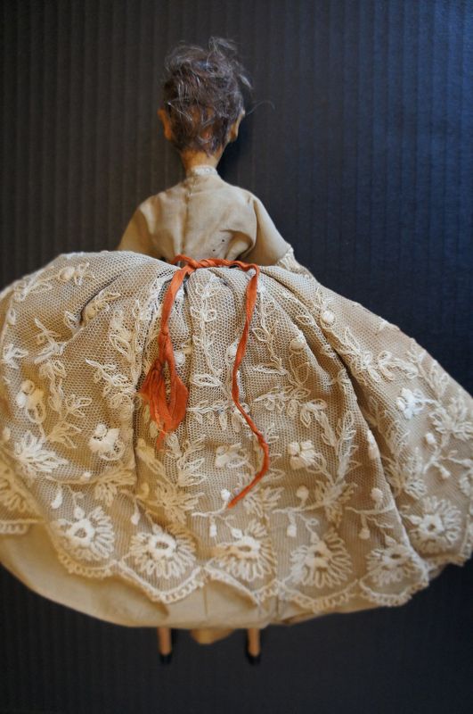 Just so wonderful! Hand carved character doll .C. 1900