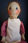 A little ray of sunshine....painted face 27"   C. 1900