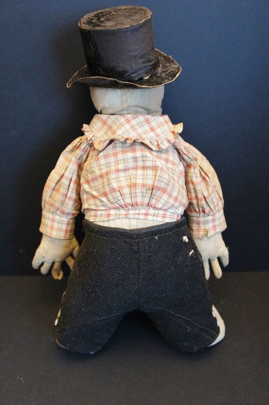 One Great antique cloth doll, about as folky as you can get.