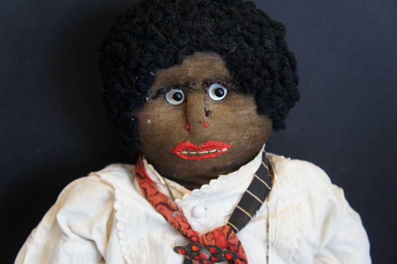 Don't bother me, I am worried. Black doll from Virginia 26&quot;
