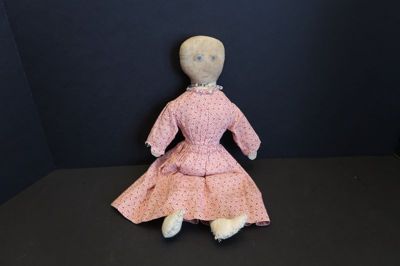 Nicer than nice, a face you won't forget, a fine homespun linen doll