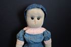 How long do I have to hold my breath? Cloth stump doll 15" and C.1900