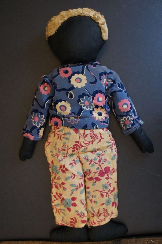 He picked his outfit all by himself.18&quot; homemade black cloth doll