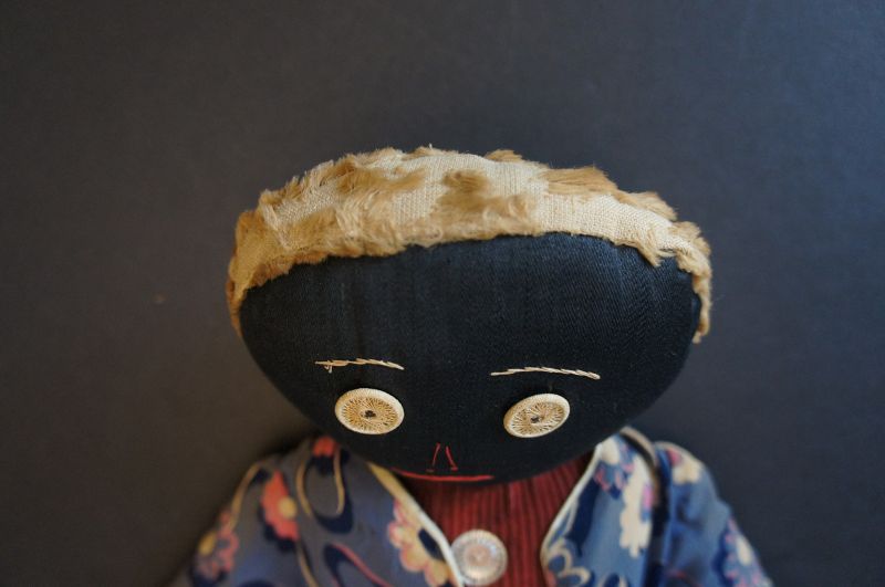He picked his outfit all by himself.18&quot; homemade black cloth doll