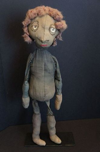 Long days short nights, A great old doll all hand sewn 20"