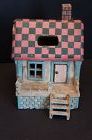 Happy folk art hand made house bank