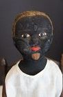 Left  behind, tired and worn black doll doll Beecher type Circa 1900