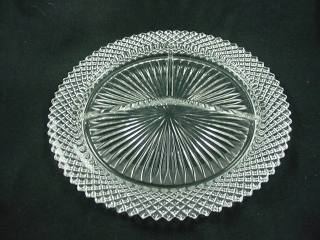 Miss America Grill Plate - Crystal