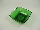 FireKing Charm Dessert Bowl- Forest Green