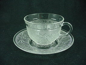 Sandwich Cup & Saucer - Hocking