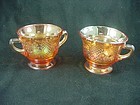 Normandie Iridescent Sugar & Creamer Set