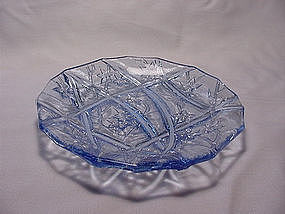 Consolidated Line 700 Bread Plate - Blue