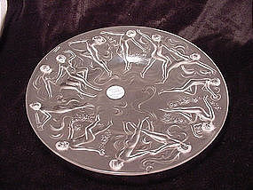 Consolidated Dancing Nymphs Plate - Satin