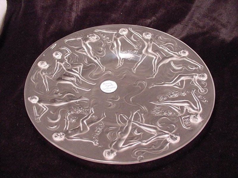 Consolidated Dancing Nymphs Plate - Satin