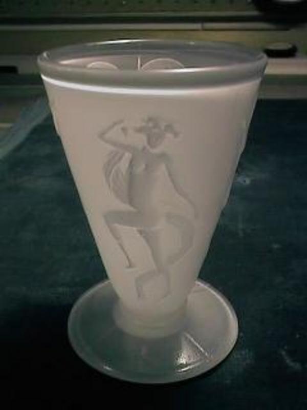 Consolidated Dancing Nymphs Cocktail - White Ceramic