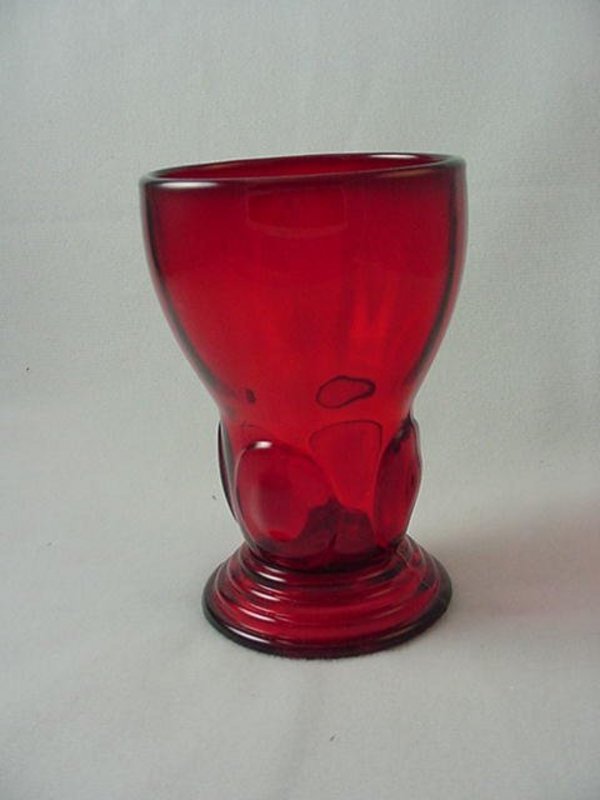 Moondrops Ruby Footed Table Tumbler