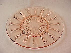 Colonial Knife & Fork Pink Luncheon Plate