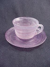 Consolidated Catalonian Amethyst Cup & Saucer Set