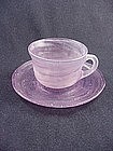 Consolidated Catalonian Amethyst Cup & Saucer Set