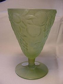 Consolidated Glass Five Fruits Goblet