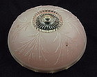 Bead Chain Ceiling Shade & Fixture - Pink Wheat