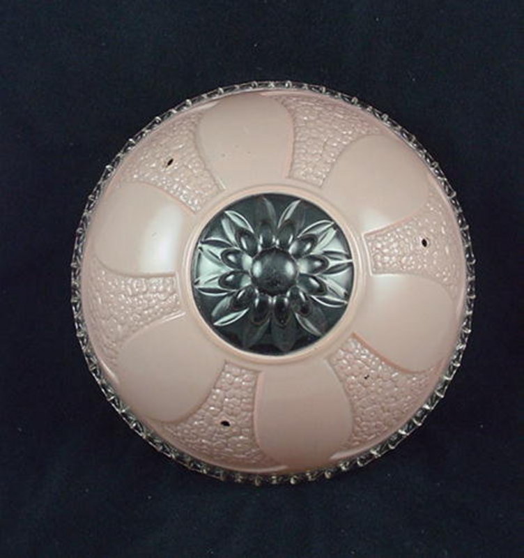 Bead Chain Ceiling Shade &amp; Fixture - Pink Daisy