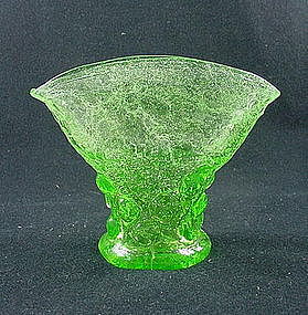 Consolidated Catalonian Emerald Spanish Knobs Fan Vase
