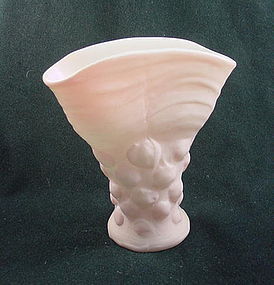 Consolidated Catalonian Fan Vase - Pink Ceramic