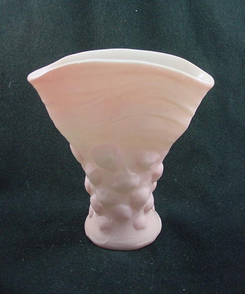 Consolidated Catalonian Fan Vase - Pink Ceramic