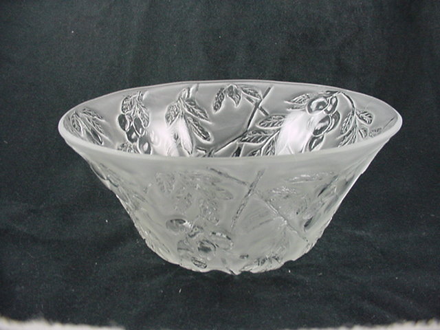 Consolidated Glass Olives Bowl - French Crystal