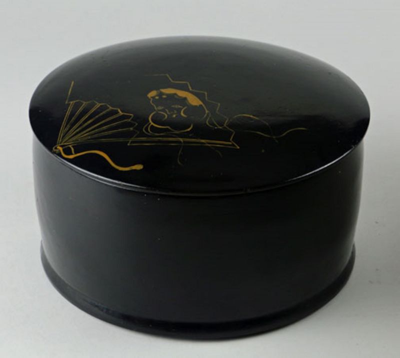 Japanese Lacquered Rice Caddy