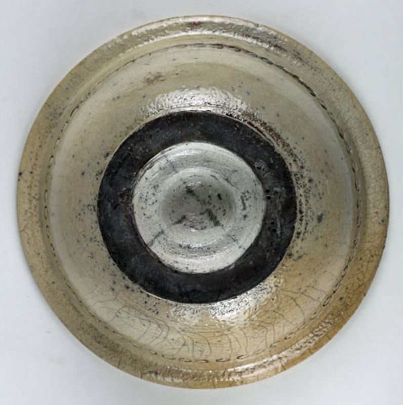 Ceramic Raku Footed Bowl