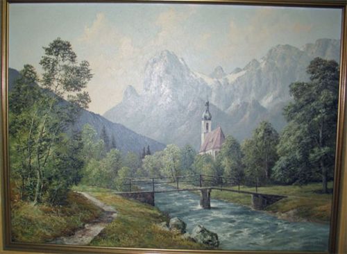 Continental Mountain Scene ( Frederick Kammeyer )
