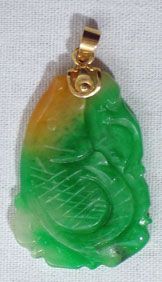 Jade Koi Pendant