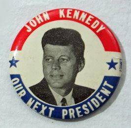 John Kennedy Campaign Button