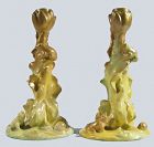 Pair of Massier Candlesticks