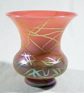 Pink Shade Vase (Attributed to Steuben)