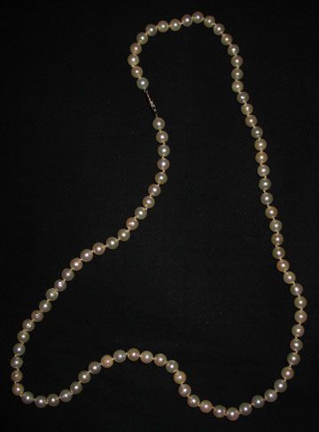 Strand of Semi Baroque Pearls