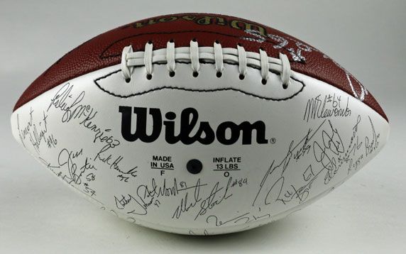 Dave Butz Autographed Football
