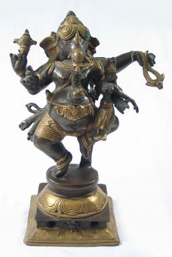 Indian Bronze Ganesha