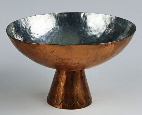 Copper and Silver Singing Bowl