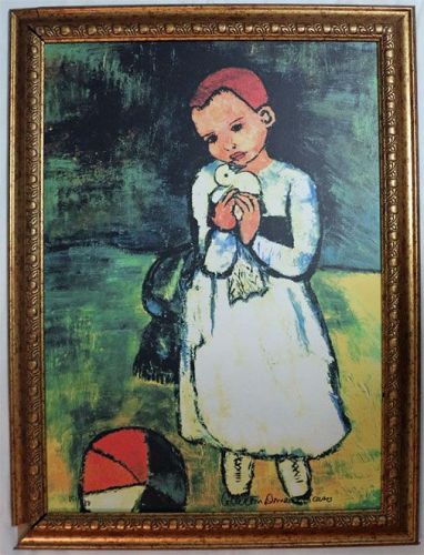 Child and Dove, After Picasso