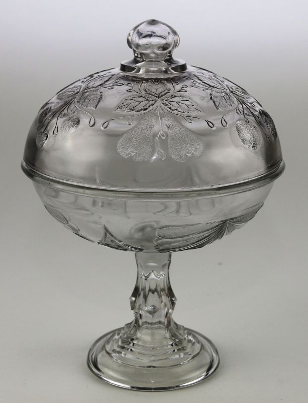 EAPG McKee Shell (OMN) aka Fans with Diamonds Covered Compote 1876