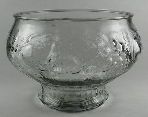 Jeanette Slick and Sassy  Punch Bowl with Fruit Motif