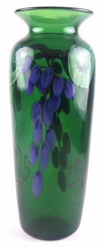 Orient & Flume Paperweight Glass Glass Vase by Bruce Sillars