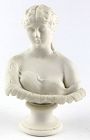 Late 19th Century Parian Bust of Clytie by Robert Cooke