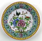 Late 20th Century Chinese Porcelain Famille Verte Plate With Flowers