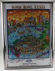 Super Bowl XXXIX Poster by Charles Fazzino - Signed and Addressed