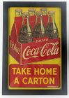 1946 Take Home A Carton Coca Cola Sign