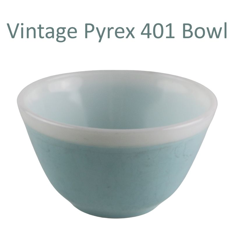 Vintage Pyrex Opalware Multitone Robbin's Egg Blue Bowl